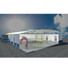LF Space Frame Aircraft Hangar Prefabricated Steel Structure Warehouse
